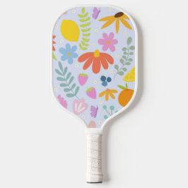 bloemige pickleball paddle