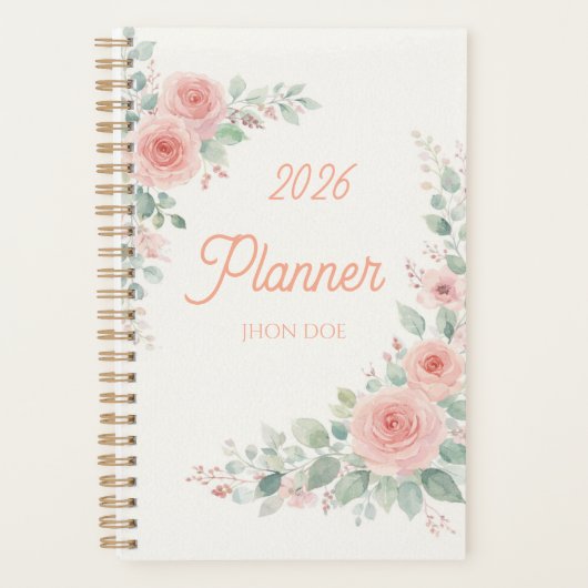 Bloemige Planner 2026 (Voorkant)