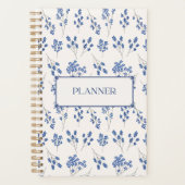 Bloemige planner met harde kaft (Voorkant)