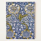 Bloemige planner William Morris Kunst (Achterkant)