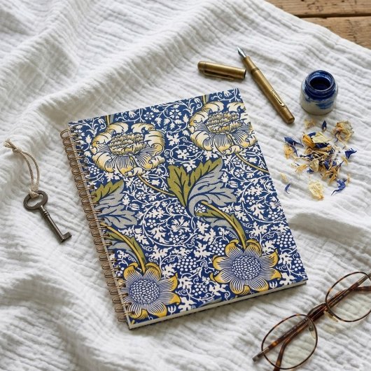 Bloemige planner William Morris Kunst