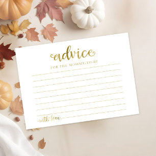 Bloemige pompoen herfst baby shower advieskaarten