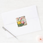  bloemige rozen elegante sticker (Envelop)