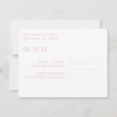 Bloemige Save the Date (Achterkant)