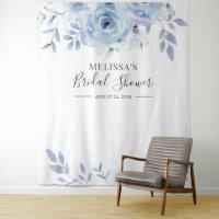 Bloemige Sering Bruiloftsshower Fotohokje Achtergr