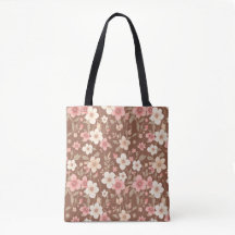 Bloemige Tote Tas - Over de Schouder