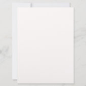 Bloemige Trouw Uitnodiging in Lijstje (Achterkant)