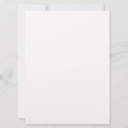 Bloemige Trouw Uitnodiging in Lijstje (Achterkant)