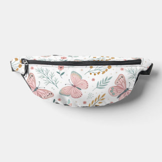 Bloemige Vlinder Pasteltuin Botanische Elegantie Heuptasje