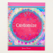 bloemige vrolijke inspiratie planner (Voorkant)