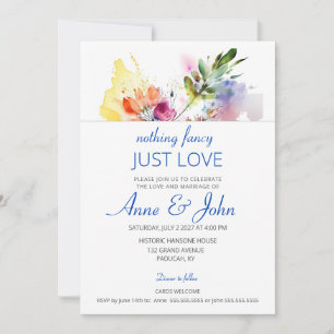 Bloemige waterverf zachte pastel  kaart