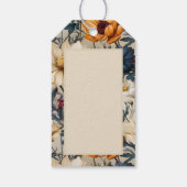 Bloemige Wilde Bloemen Modern Cadeaulabel (Achterkant)
