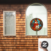 Bloemige Winter Lachende Sneeuwman Nep Gebrandschi