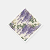 bloemige Wisteria Servet (Hoek)