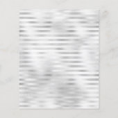 Bloemige Witte Bruiloft Flyer (Achterkant)