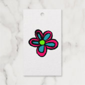 Bloemillustratie Cadeaulabels (Achterkant)