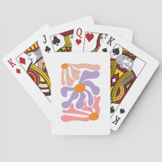 Bloemillustratie Kunstwerk Pokerkaarten