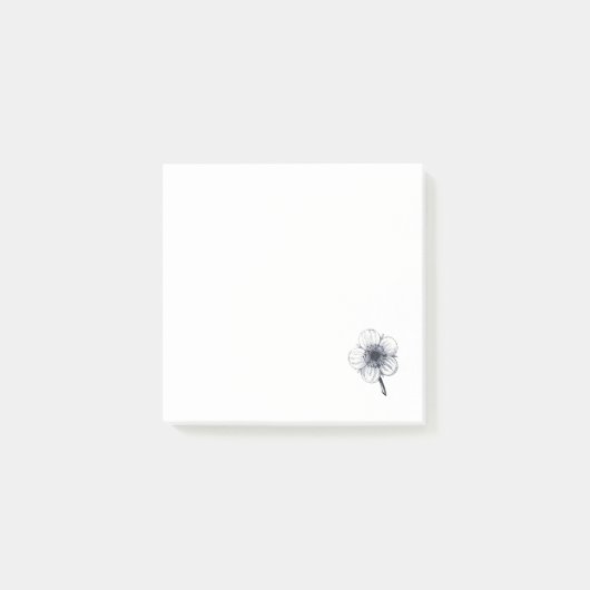 bloemillustratie. post-it® notes (Voorkant)