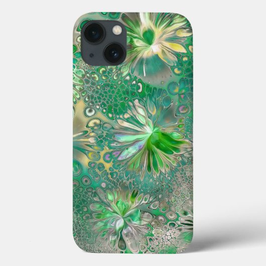 Bloemist Botanische Groene Bloemen Case-Mate iPhone Case (Achterkant)