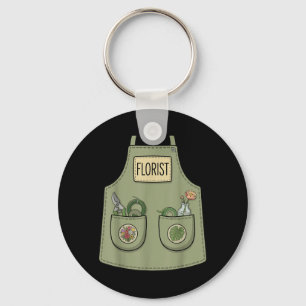 Bloemist Grappige Bloemschik Designer Tuinman Scho Sleutelhanger