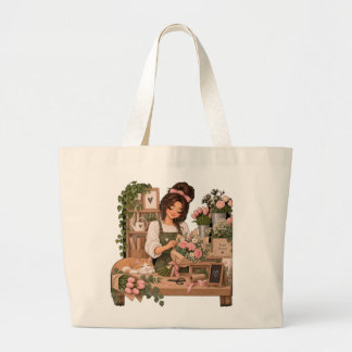 Bloemist Tote Tas | Bloemschikker Bloemenliefhebbe