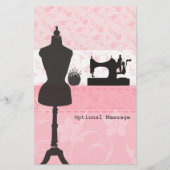 Bloemiste Mode Paspop Mannequin Flyer (Achterkant)