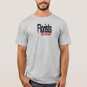 Bloemisten doen het beter grap T-shirt (Voorkant)