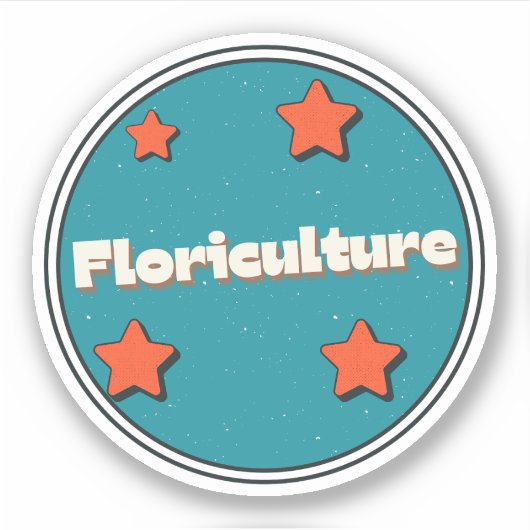 Bloemisterij Sticker (Voorkant)