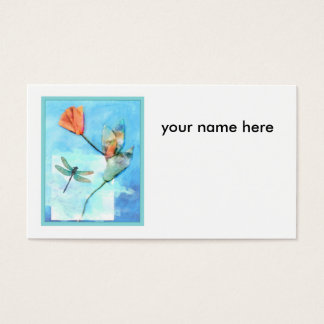 bloemkaart sjabloon visitekaartjes