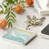 Bloemkast Aqua Blue ID623 Sleutelhanger (Zijkant)