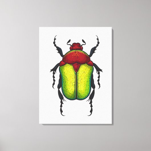 Bloemkever Canvas Afdruk (Voorkant)