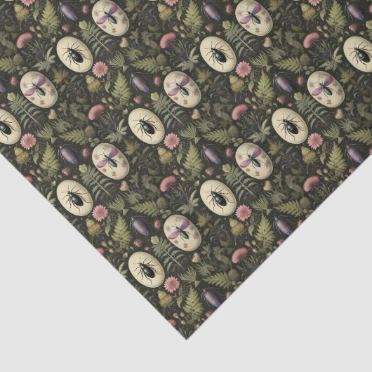 Bloemkevers en insecten tissuepapier (Detail)