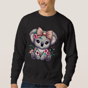 Bloemkoala Beer Bloem Boog Schattige Koala Liefheb Trui