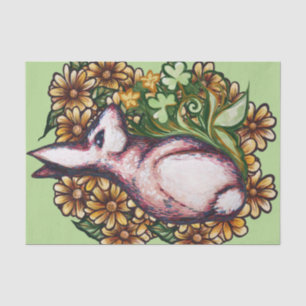 Bloemkonijn Cute Rabbits bunny art Tissuepapier