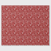  bloemkool, rood en wit cadeaupapier (Vlak)