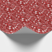  bloemkool, rood en wit cadeaupapier (Hoek)