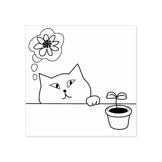 bloemkool rubberstempel (Afrduk)