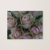 Bloemkool van roze groene Rozen Legpuzzel (Horizontaal)