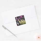 Bloemkool voor de bloemenstal vierkante sticker (Envelop)