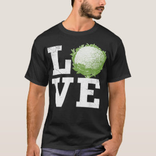 bloemkool Witte vegetatieplaat T-shirt