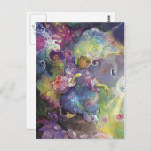 Bloemkoorts*** Briefkaart (Voorkant / Achterkant)