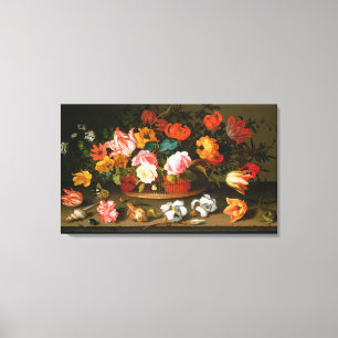 Bloemkorf, 1625 canvas afdruk