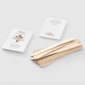 Bloemkruis BAUTIZO Doop Baptism Programma Handwaaier (Niet-gemonteerd)