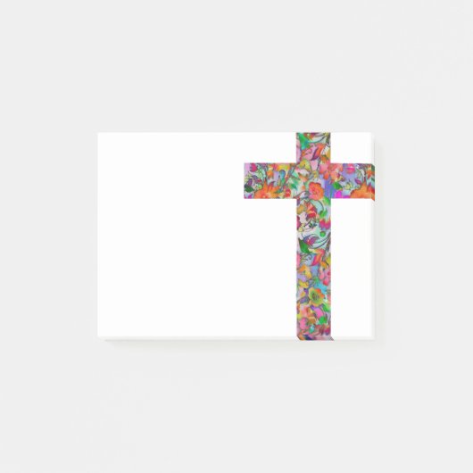 Bloemkruis Post-it® Notes (Voorkant)