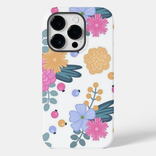 Bloemkunst Case-Mate iPhone Case (Achterkant)