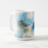 Bloemkunst  koffiemok (Voorkant links)