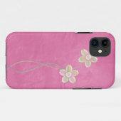 Bloemleer Case-Mate iPhone Case (Achterkant (horizontaal))