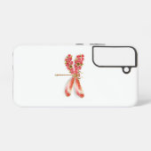 Bloemlibel met sieraden sakura samsung galaxy hoesje (Achterkant horizontaal)
