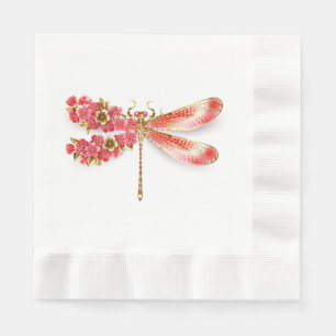 Bloemlibel met sieraden sakura servet