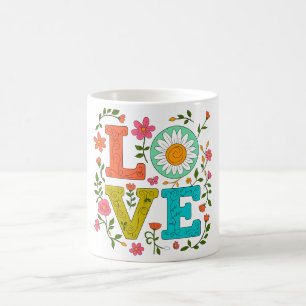 Bloemliefde koffiemok